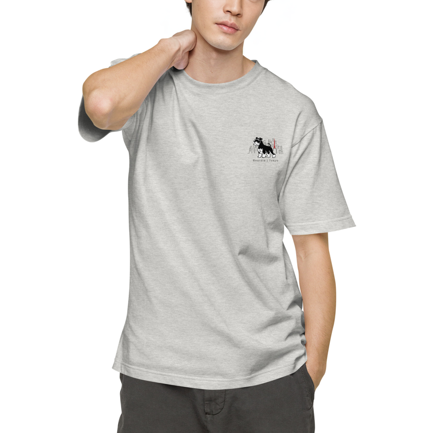 シュナウザーTOKYO散歩 ポイントプリントTee