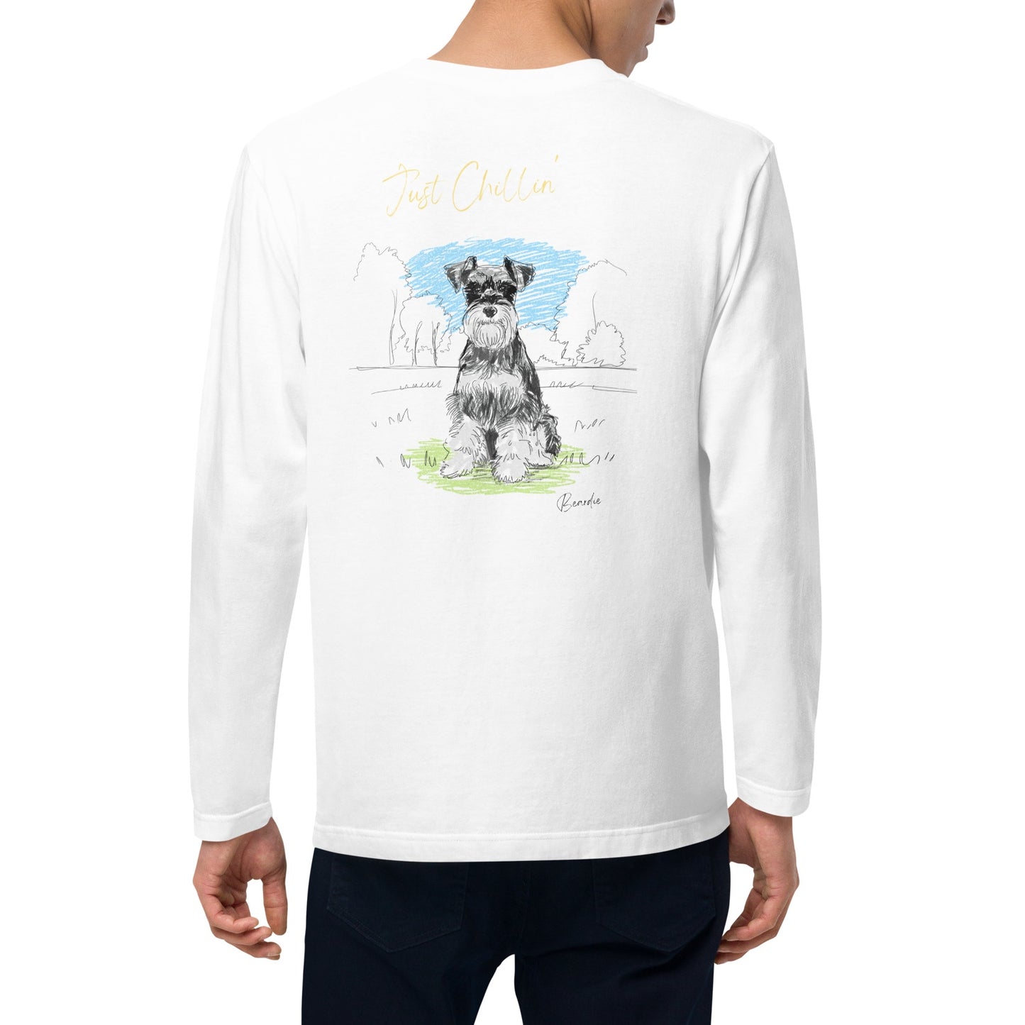 穏やかな休日 - シュナウザーロングTee