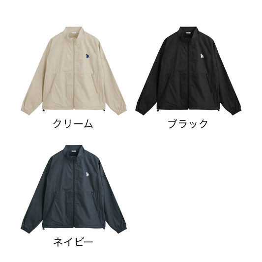 シュナウザーロゴ刺繍トラックジャケット