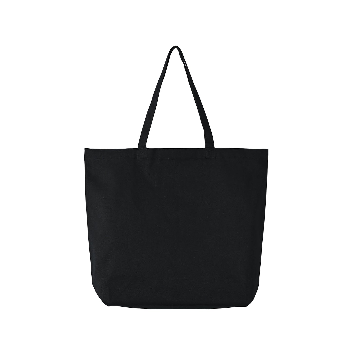 シュナウザーロゴ刺繍ベーシックトートバッグ(ネイビー×ホワイトロゴ) black image