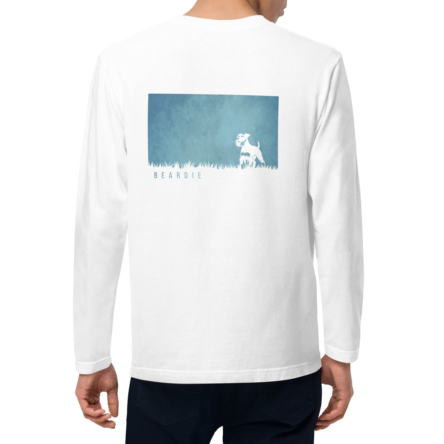 青の草原 - シュナウザーロングTee