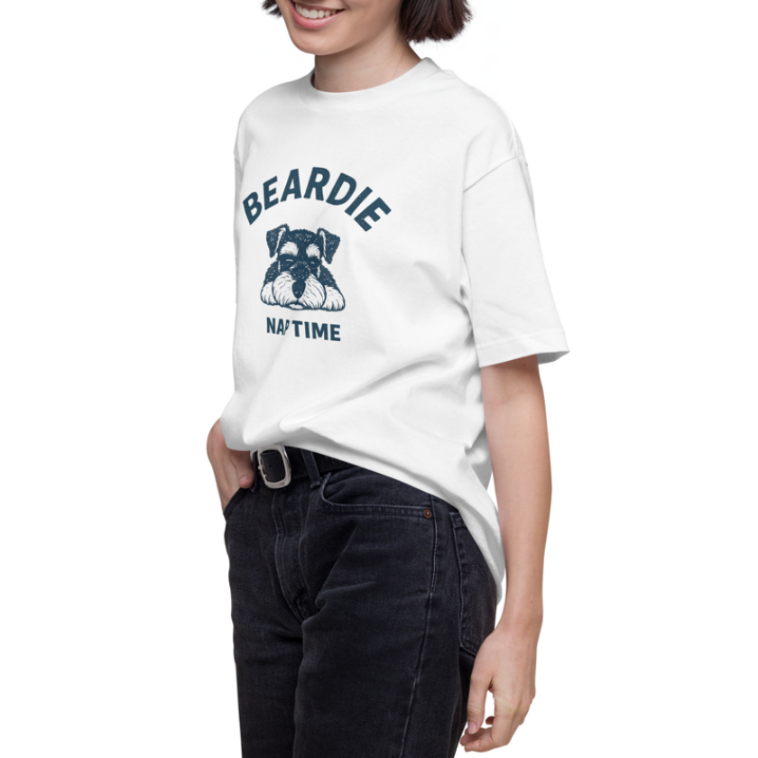 お昼寝シュナウザーTee