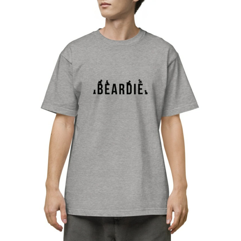 シュナウザーシルエットアートロゴ Tee