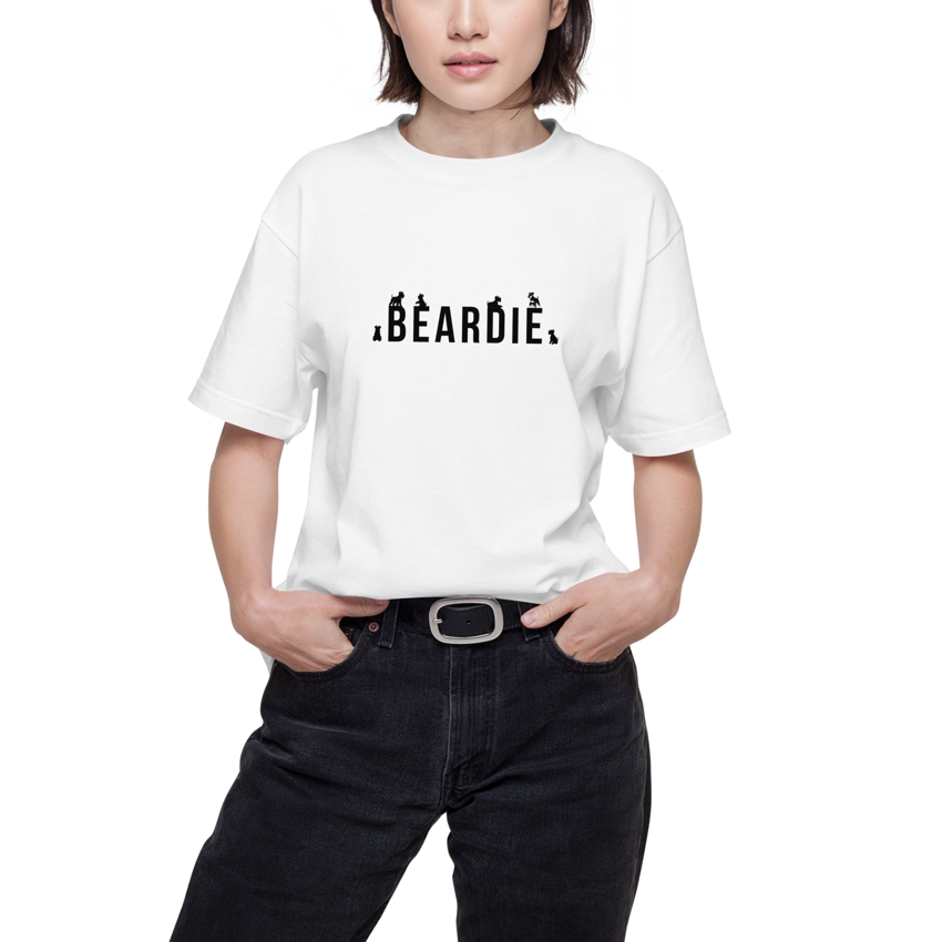 シュナウザーシルエットアートロゴ Tee