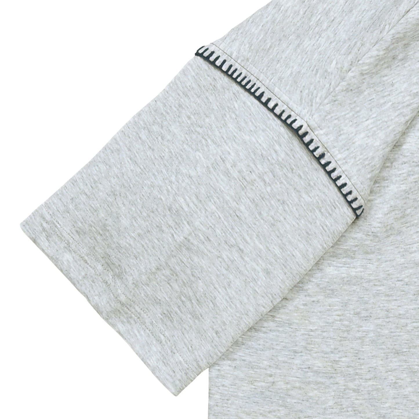 シュナウザーロゴ刺繍ショルダーステッチポロシャツ gray image