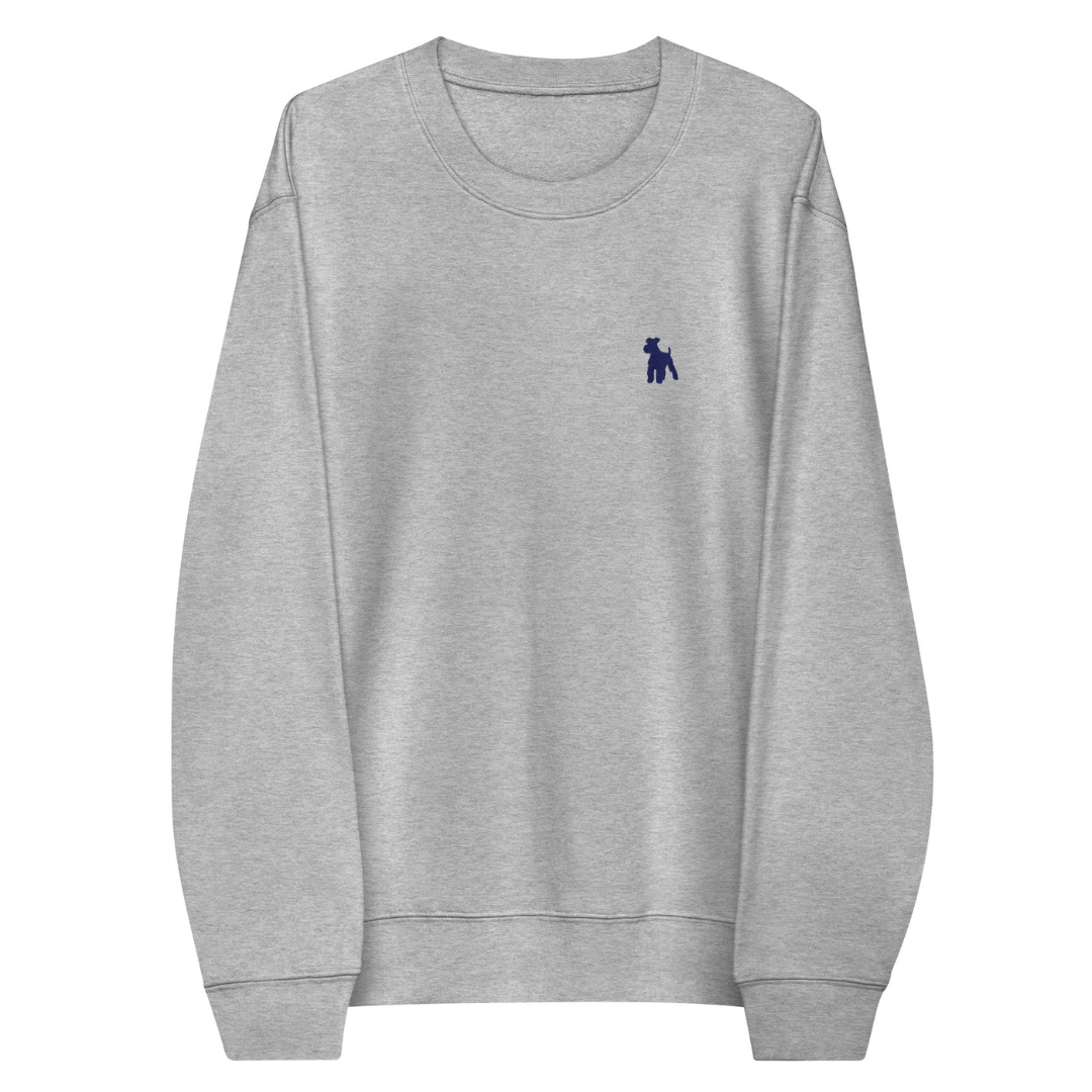 シュナウザーポイントロゴ刺繍スウェット（ネイビーロゴ） – Beardie