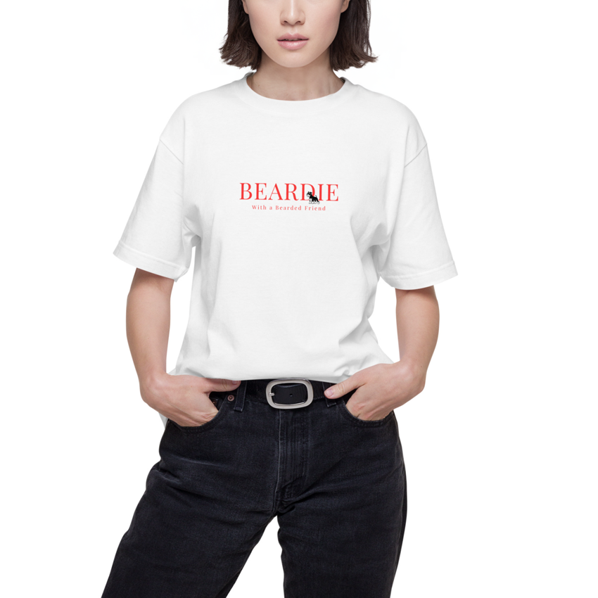 あご髭の友達と - シュナウザーTee