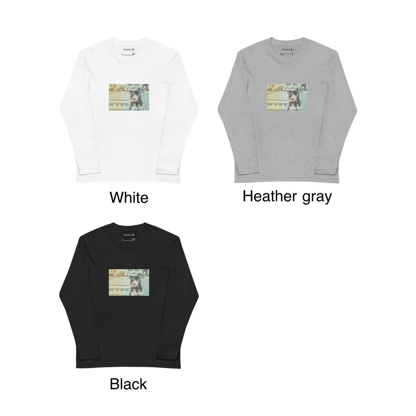 街に溶け込む - シュナウザー ロングTee