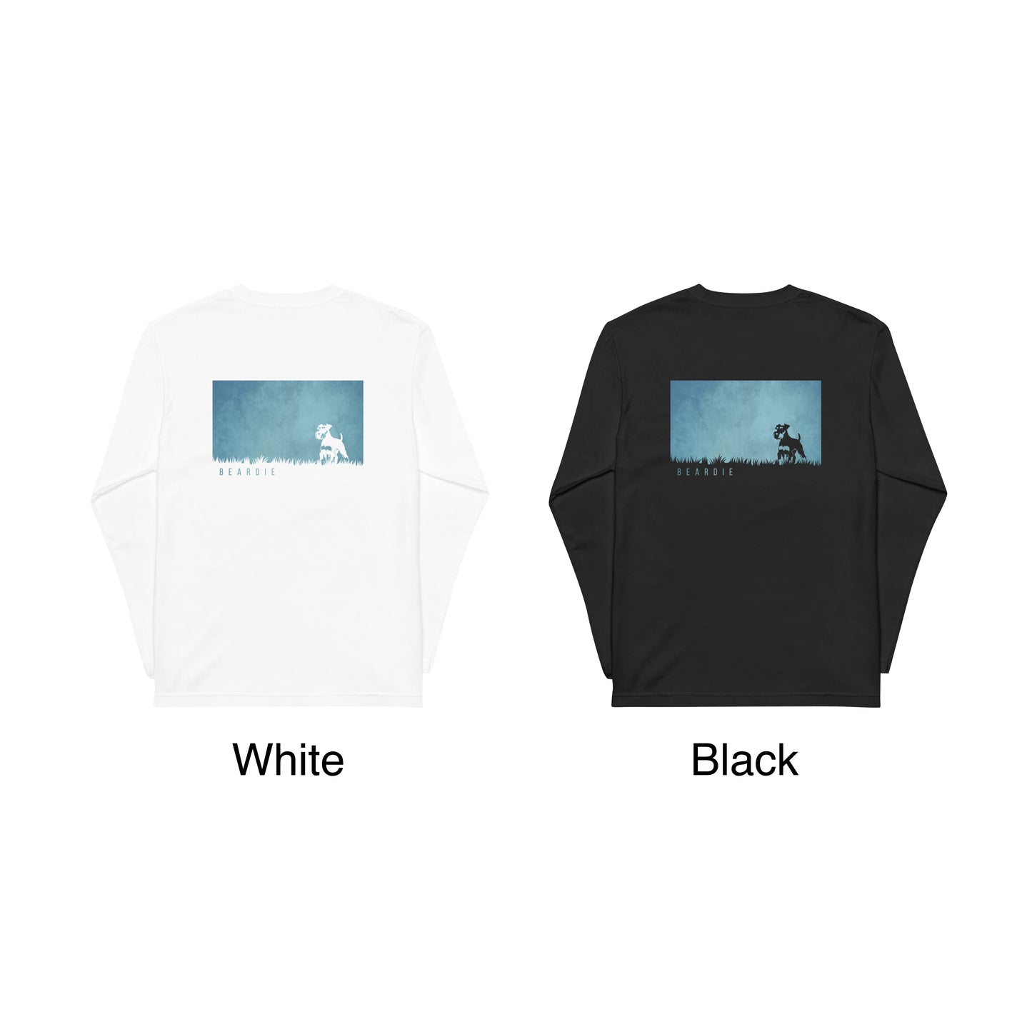 青の草原 - シュナウザーロングTee