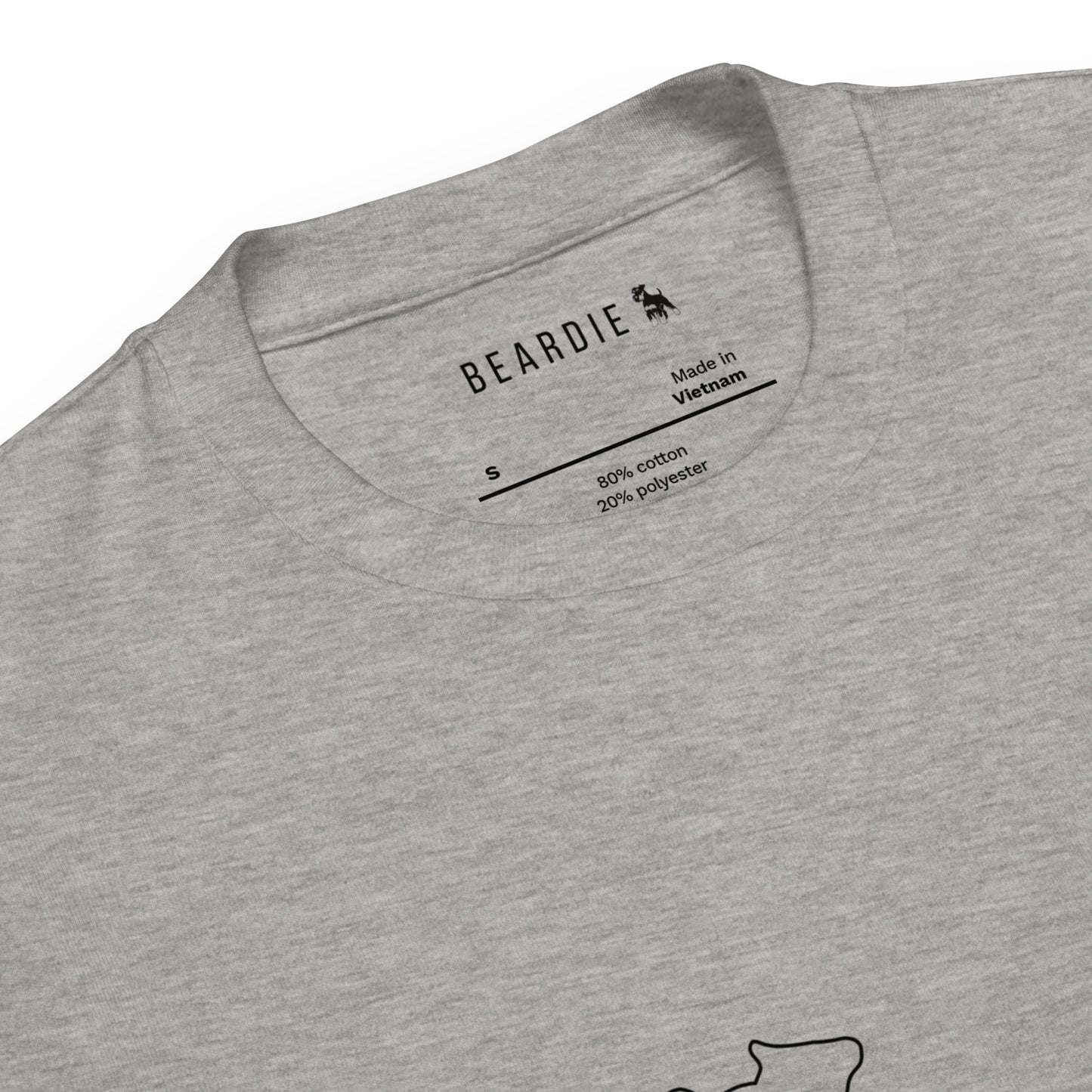 シュナウザーラインロゴデザインTee