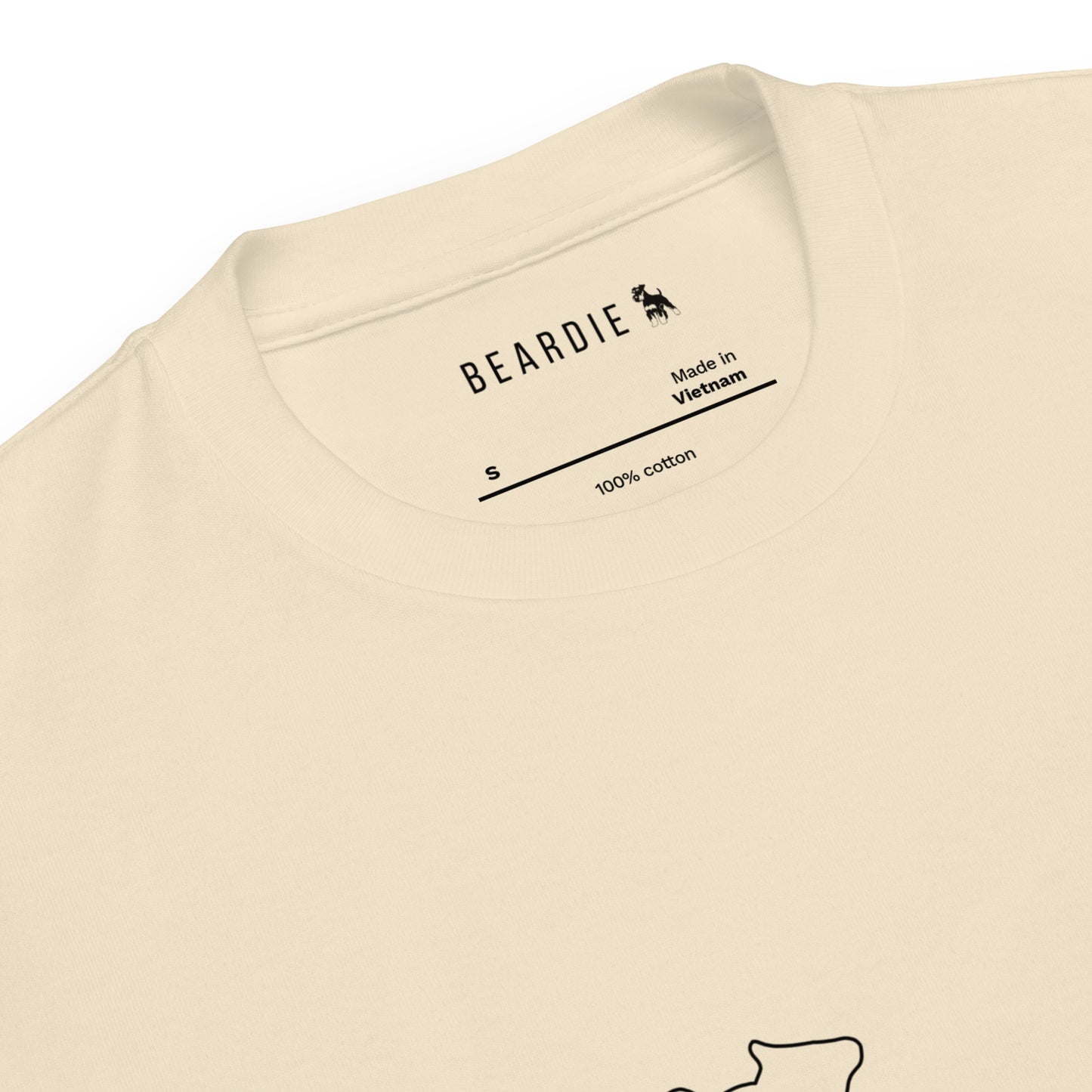 シュナウザーラインロゴデザインTee
