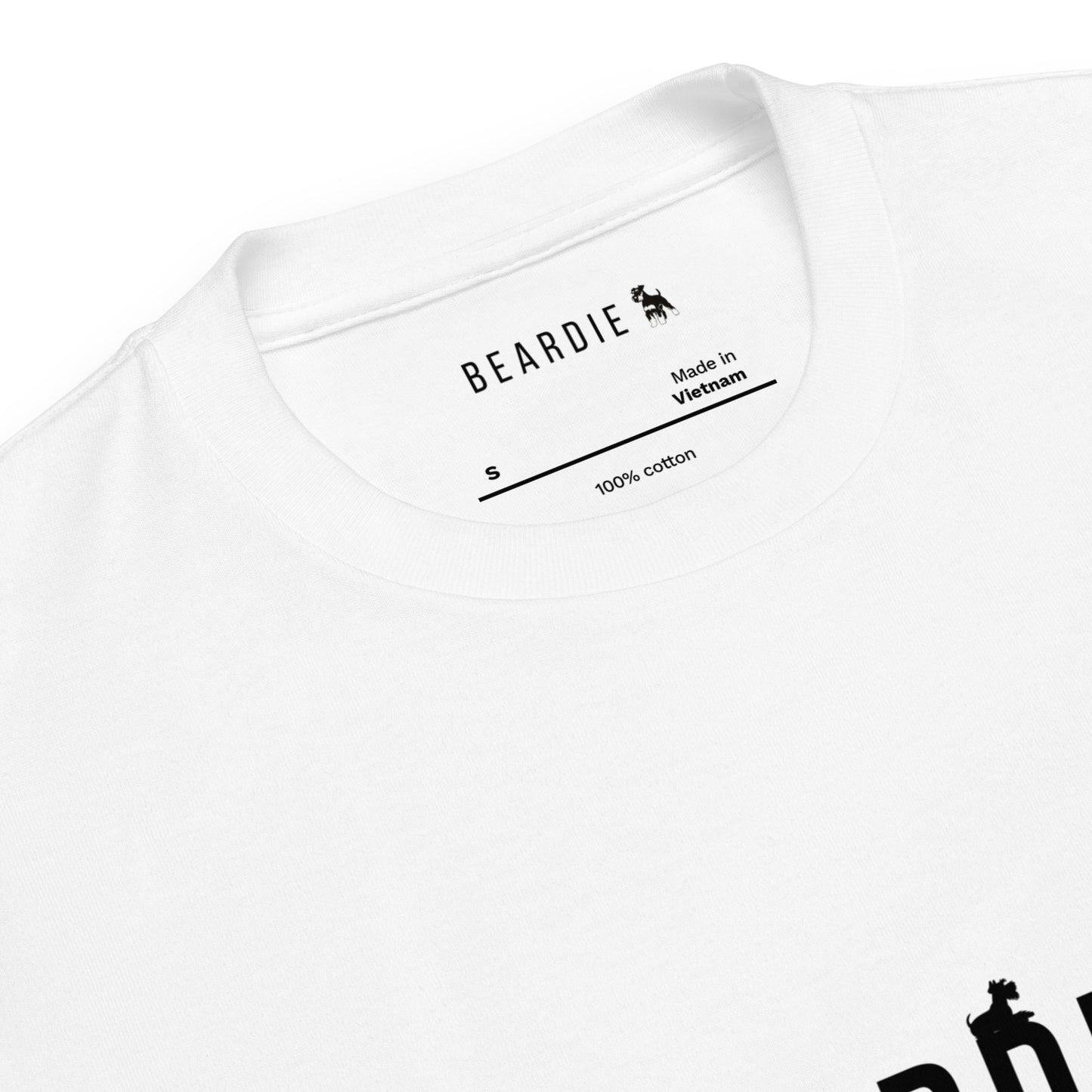 シュナウザーシルエットアートロゴ ロングTee
