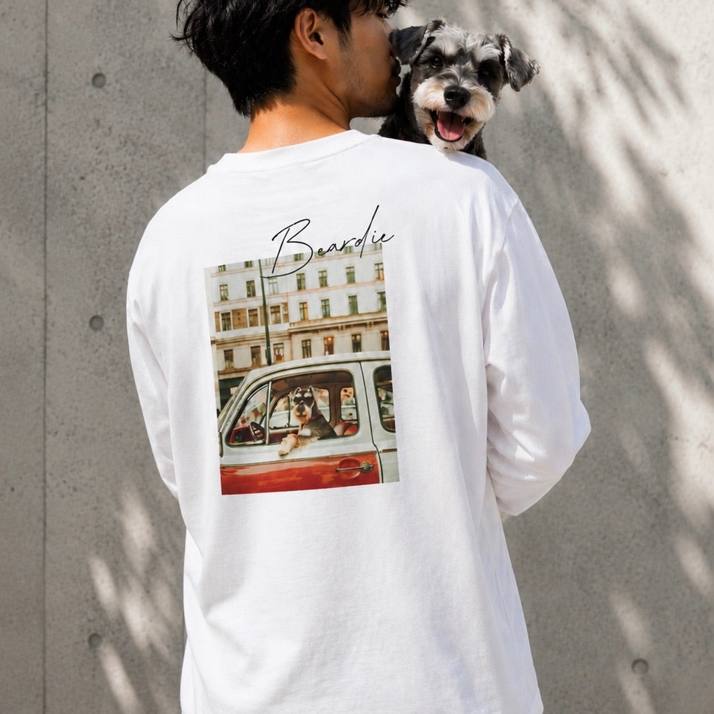 午後のドライブ日和 - シュナウザーロングTee