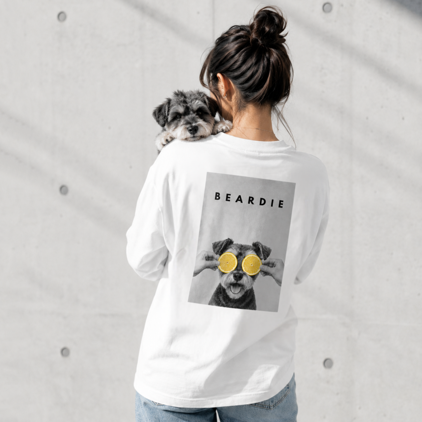 ごきげんレモン - シュナウザーロングTee