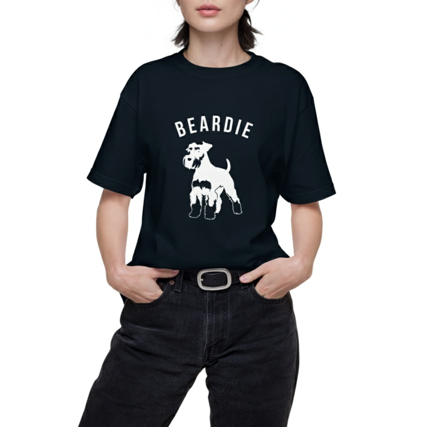 シュナウザーロゴデザインTee
