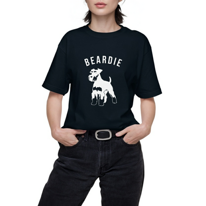 シュナウザーロゴデザインTee