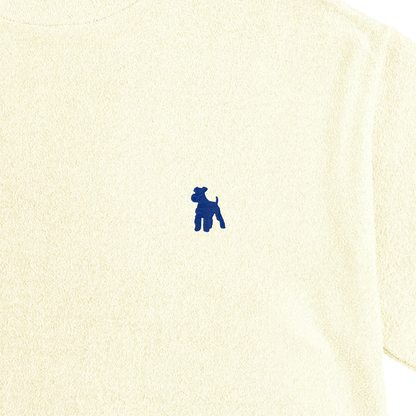 シュナウザーロゴ刺繍パイルTシャツ