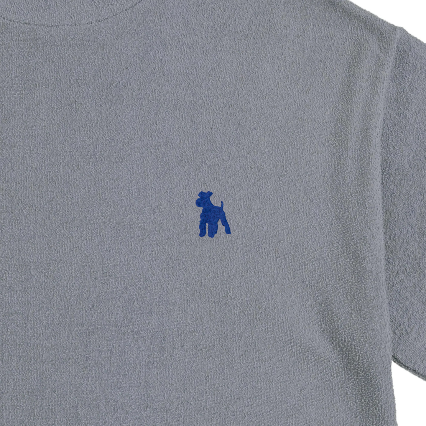 シュナウザーロゴ刺繍パイルTシャツ
