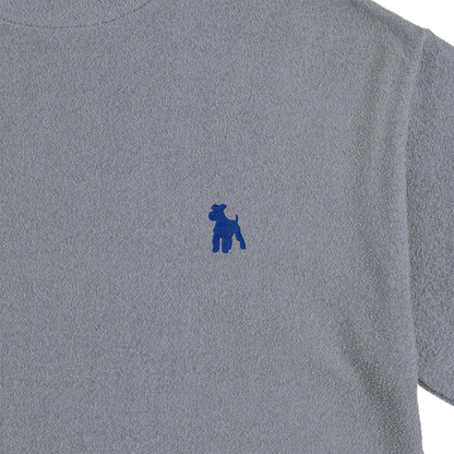 シュナウザーロゴ刺繍パイルTシャツ