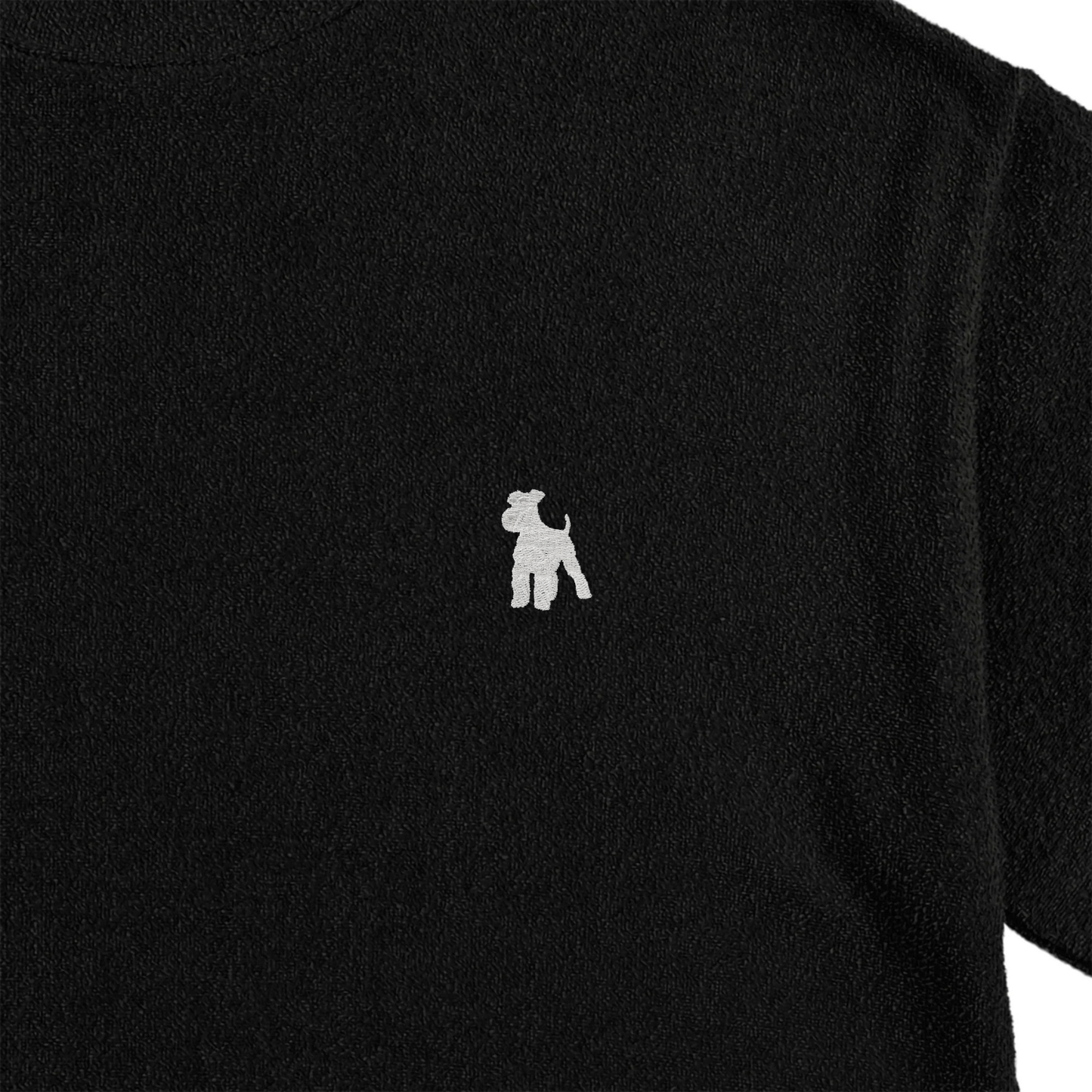 シュナウザーロゴ刺繍パイルTシャツ
