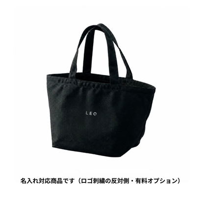 シュナウザーラージロゴ刺繍ミニトート