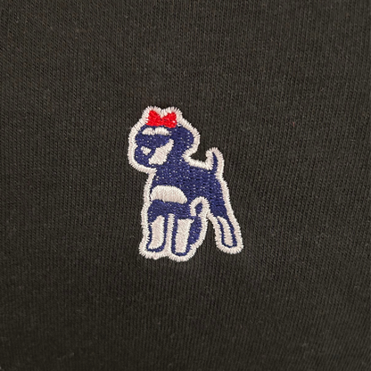 シュナウザーポイントロゴ刺繍ロングTee（ツインテール×リボンver）
