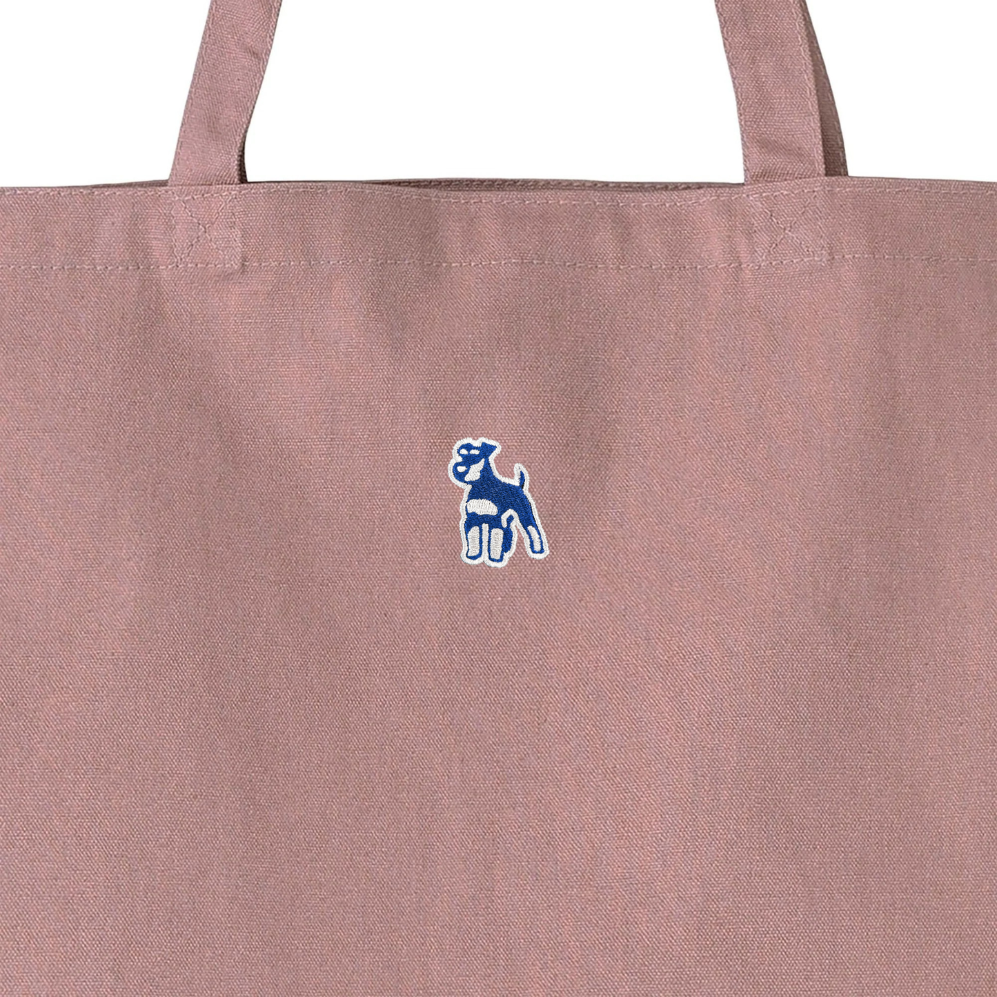 シュナウザーロゴ刺繍ベーシックトートバッグ