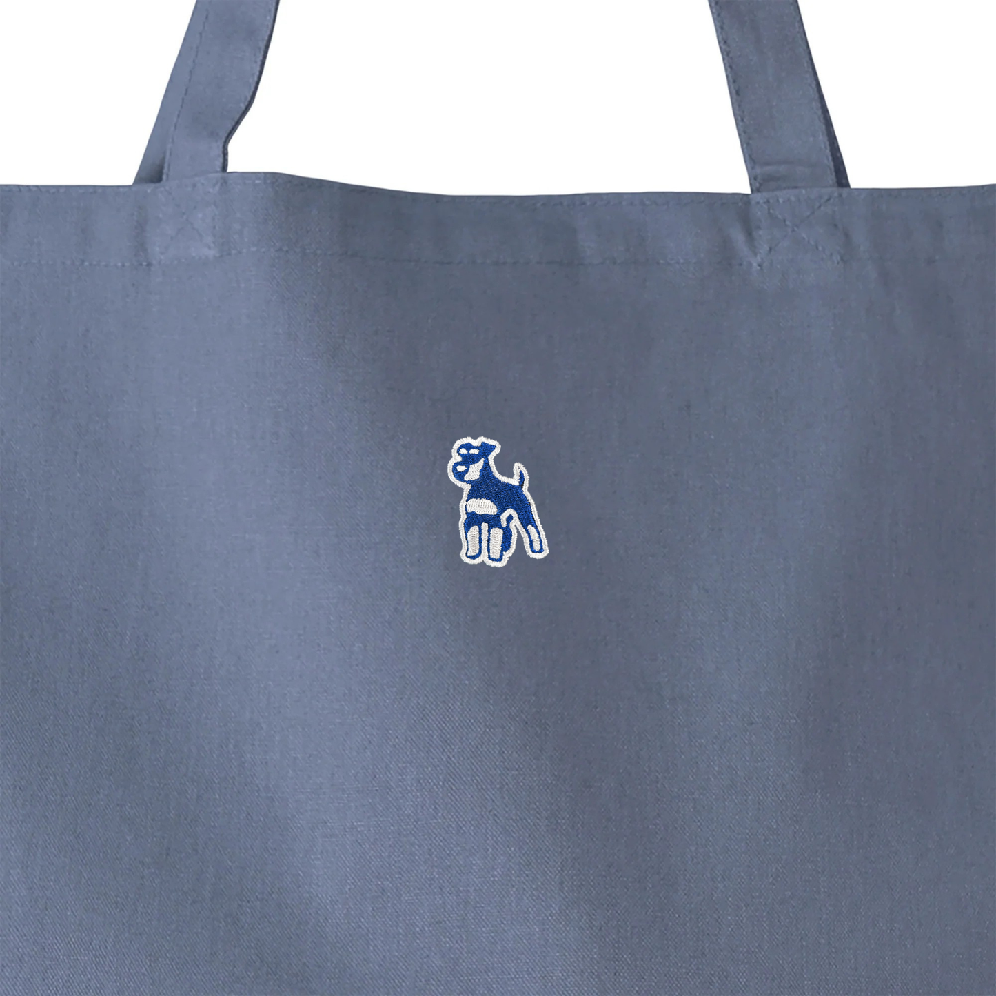 シュナウザーロゴ刺繍ベーシックトートバッグ