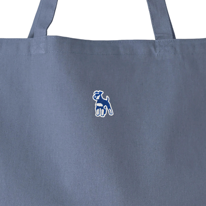シュナウザーロゴ刺繍ベーシックトートバッグ