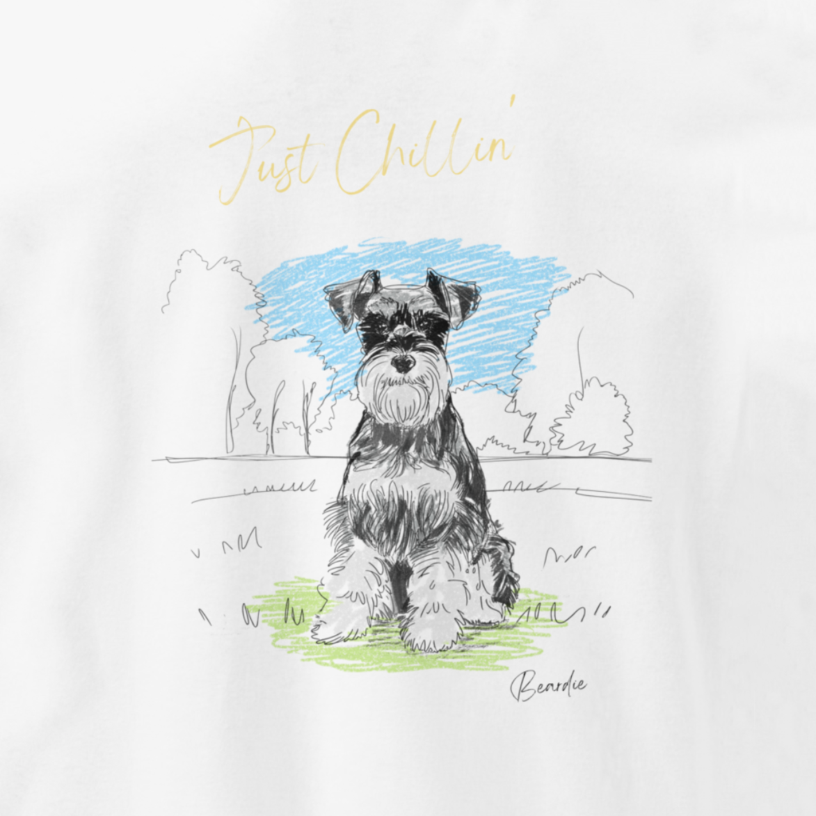 穏やかな休日 - シュナウザーTee