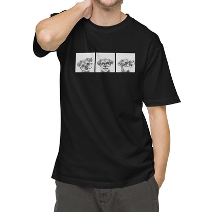 Three Faces - シュナウザーTee