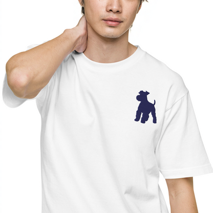 シュナウザーラージロゴ刺繍Tee