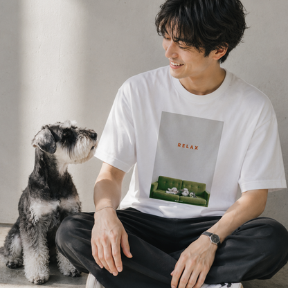 今日はOFF_シュナウザーTee