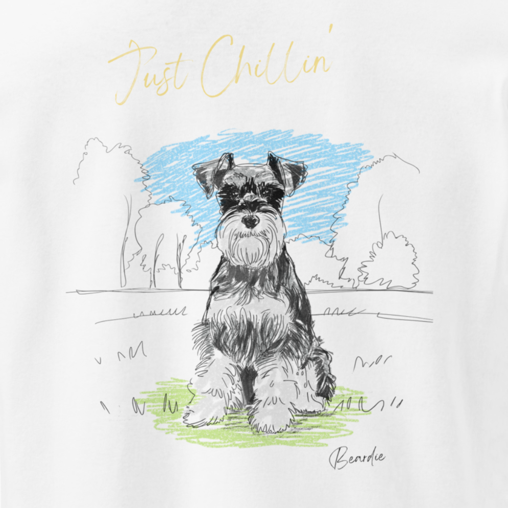 穏やかな休日 - シュナウザーTee