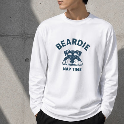 お昼寝シュナウザーロングTee