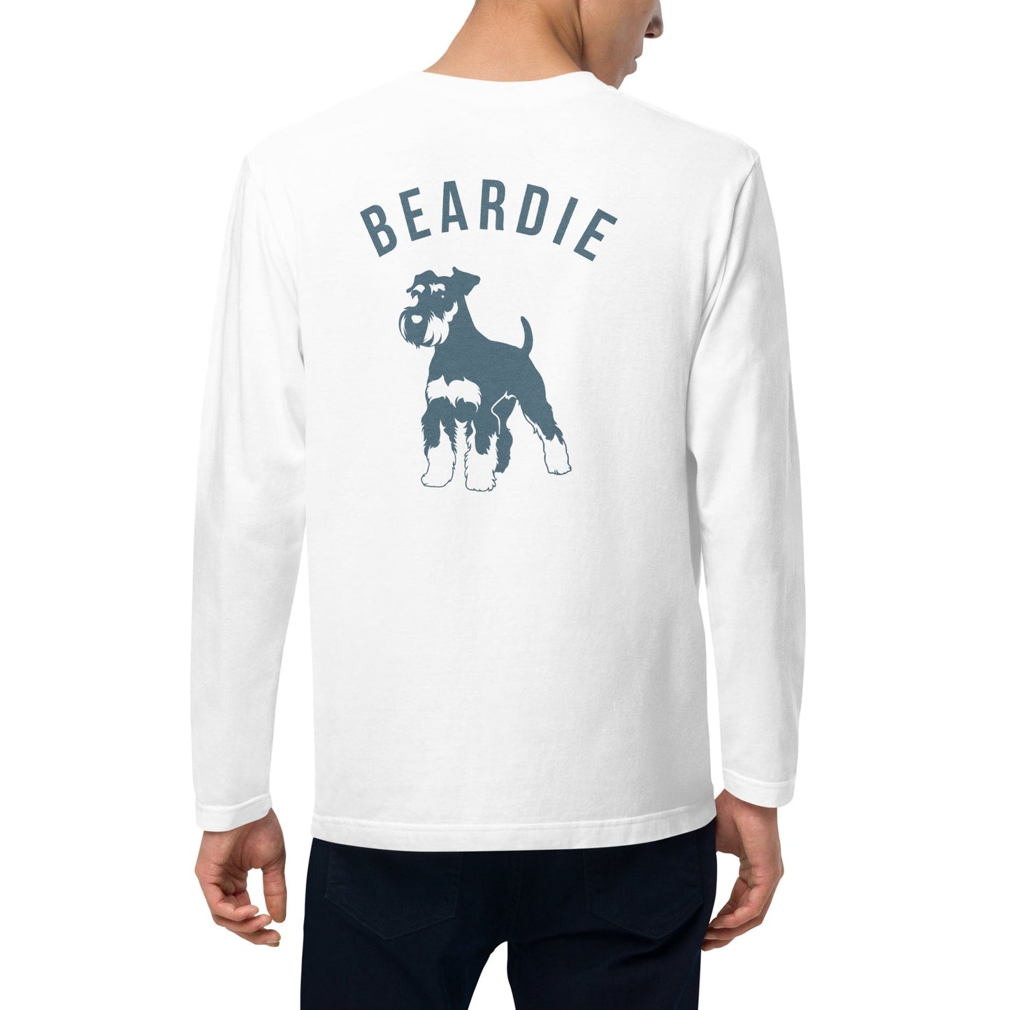 シュナウザーバックロゴデザインロングTee