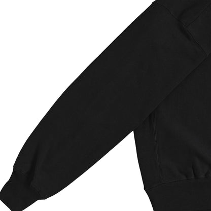 シュナウザーポイントロゴ刺繍ハーフジップスウェット black image