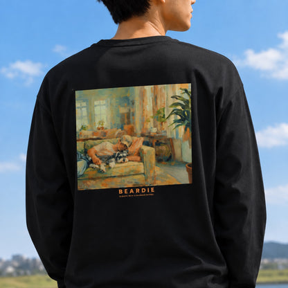 やわらかな時間_シュナウザーロングTee