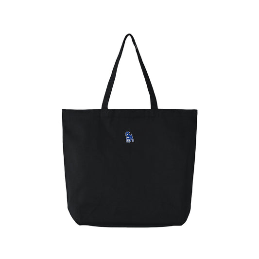シュナウザーロゴ刺繍ベーシックトートバッグ black image