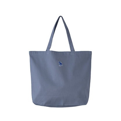 シュナウザーロゴ刺繍ベーシックトートバッグ blue image