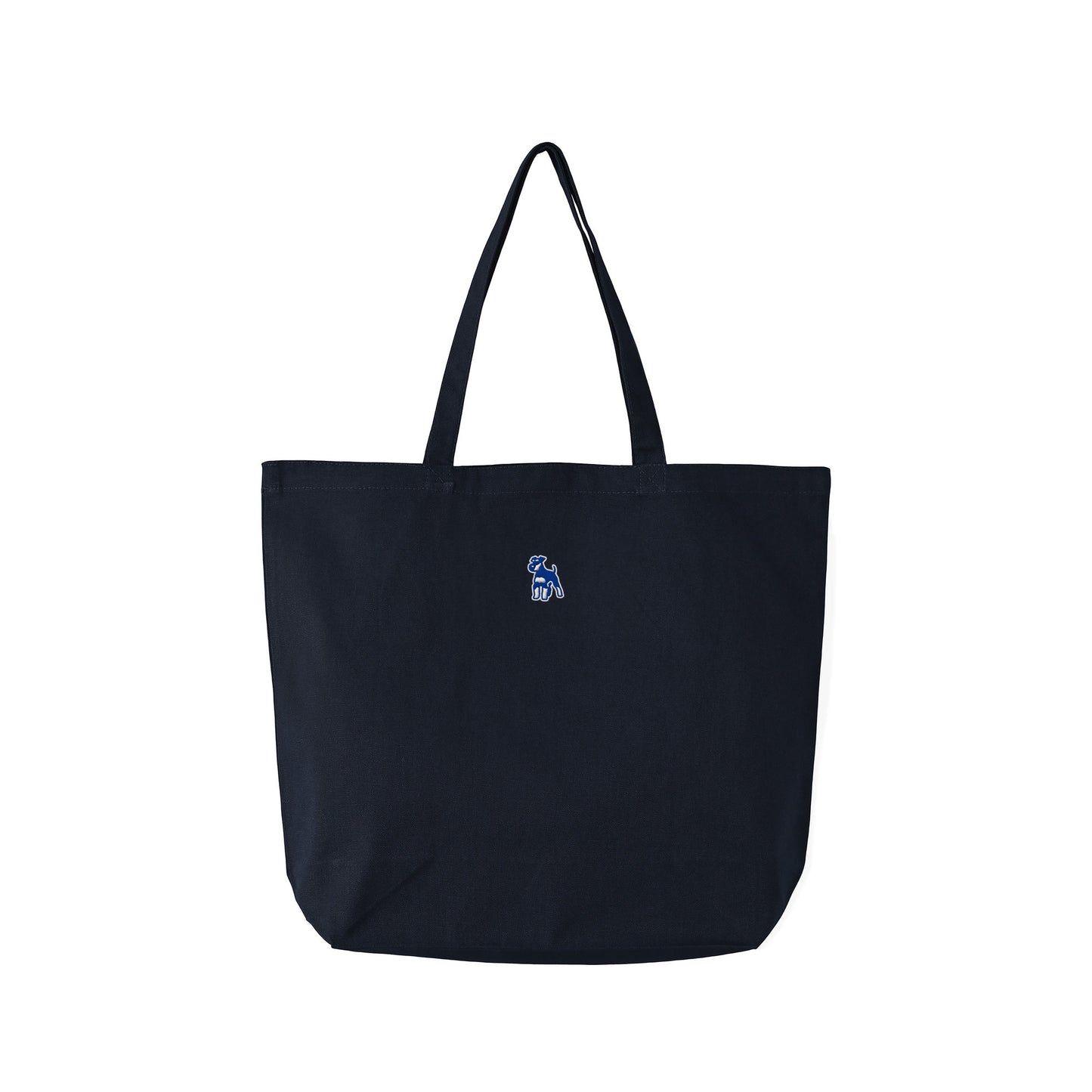 シュナウザーロゴ刺繍ベーシックトートバッグ navy image