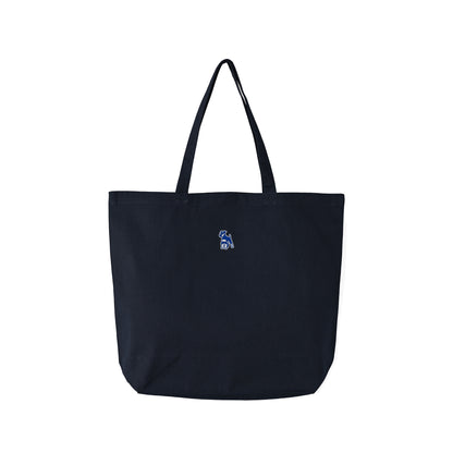 シュナウザーロゴ刺繍ベーシックトートバッグ navy image
