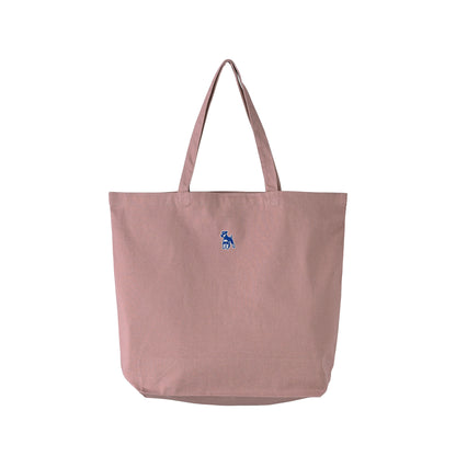 シュナウザーロゴ刺繍ベーシックトートバッグ pink image