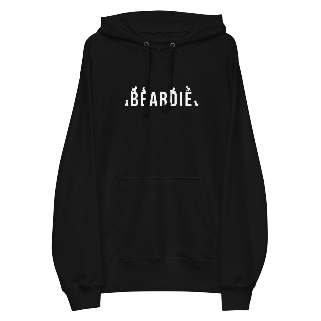 シュナウザーシルエットアートロゴパーカー