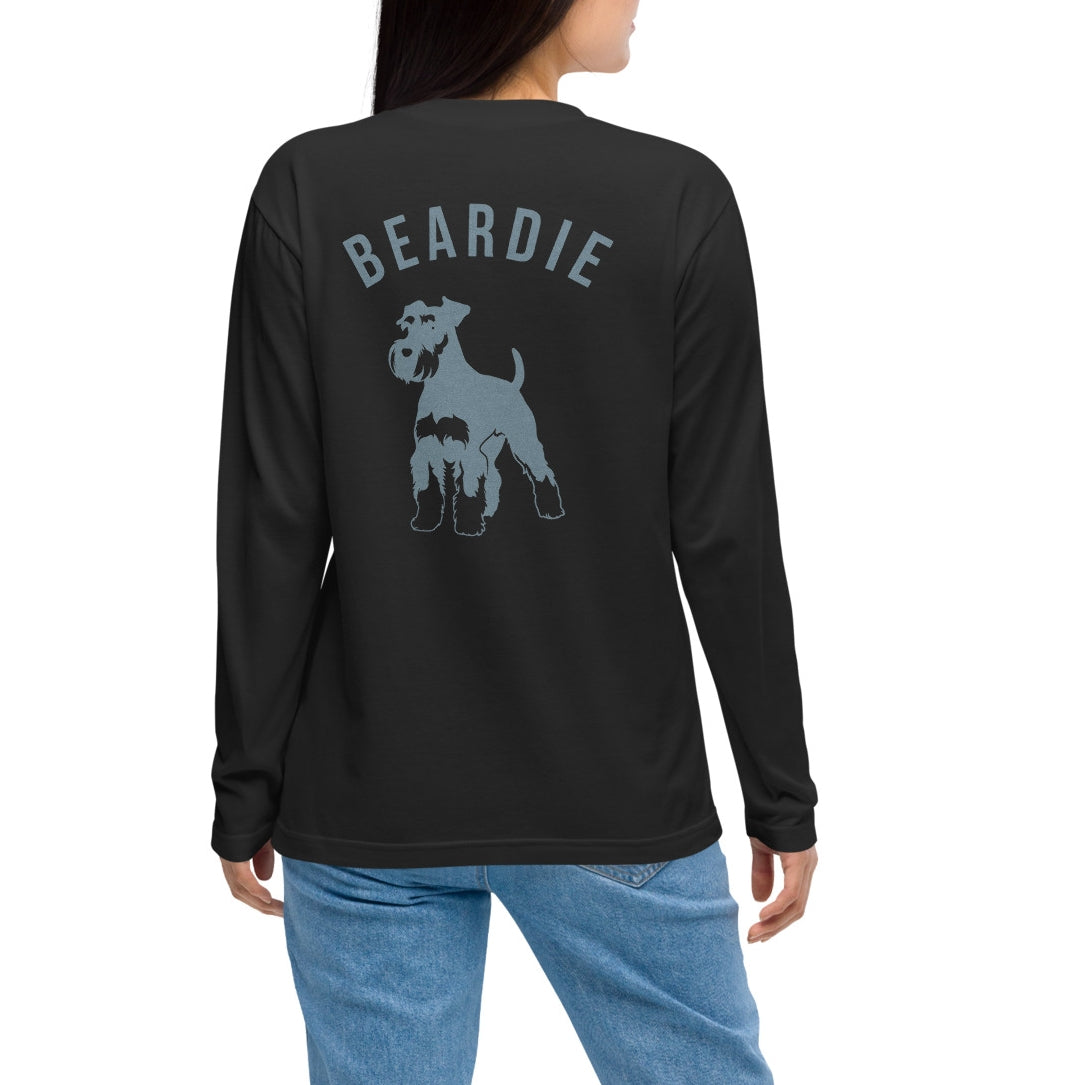 シュナウザーバックロゴデザインロングTee