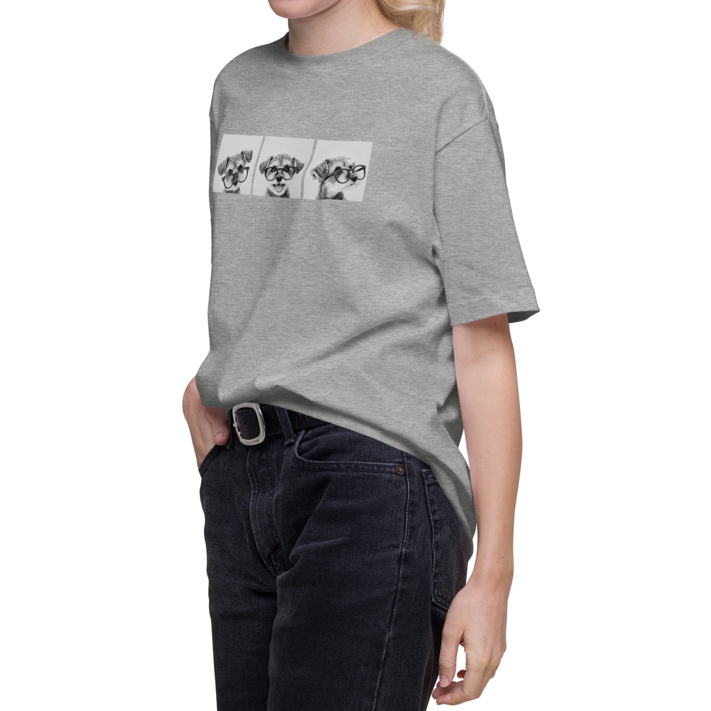 Three Faces - シュナウザーTee