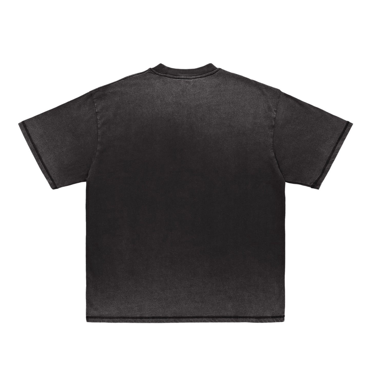 シュナウザーポイントロゴ刺繍ヴィンテージウォッシュTee black image
