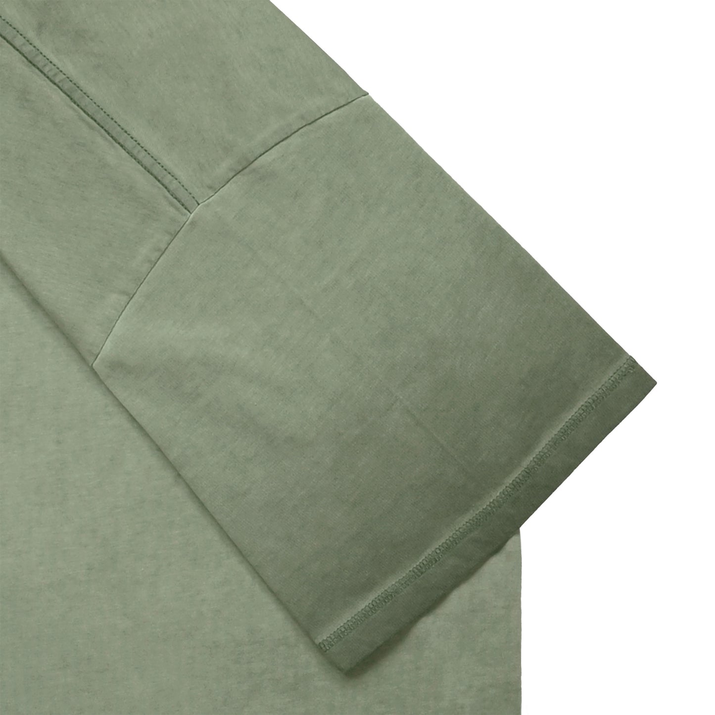 シュナウザーポイントロゴ刺繍ヴィンテージウォッシュTee green-gray image