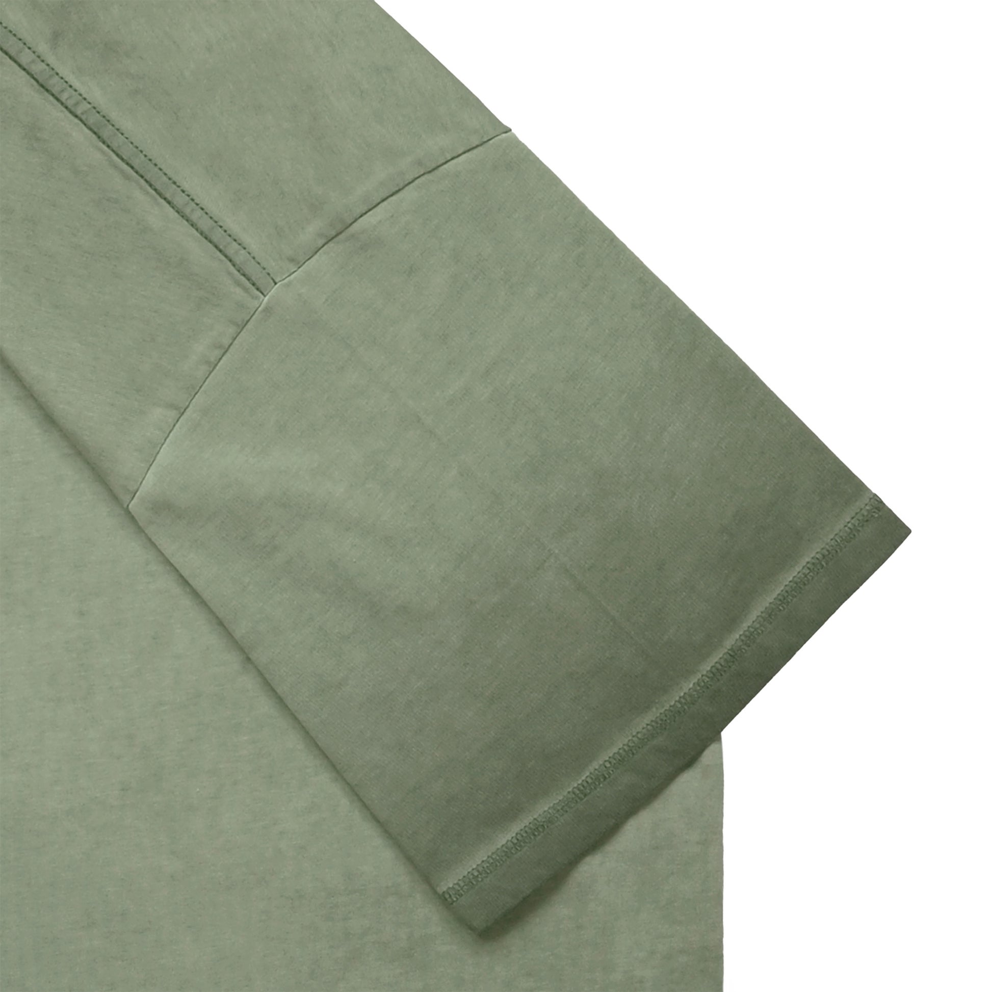 シュナウザーポイントロゴ刺繍ヴィンテージウォッシュTee green-gray image