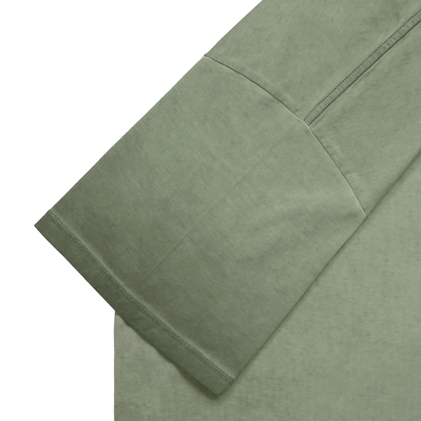 シュナウザーポイントロゴ刺繍ヴィンテージウォッシュTee green-gray image